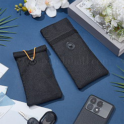 Polyester Security Faraday Bags for Key-Fob Protector&nbsp;ABAG-WH0032-119C