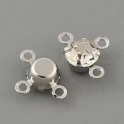 Brass Pave Clear Glass Chandelier Component Links&nbsp;LS-FIND-WH0152-919S