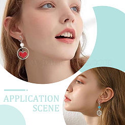 28Pcs Brass Clip-on Hoop Earring Findings&nbsp;KK-ME0001-30S