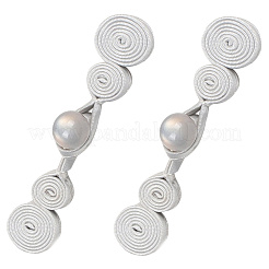 12Pcs Polyester Resin Cheongsam Buckle for Chinese Formal Dress&nbsp;DIY-CY0001-86C