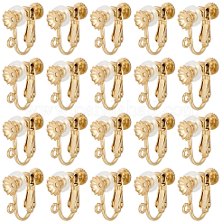 40Pcs 316 Surgical Stainless Steel Clip-on Earring Findings&nbsp;STAS-BBC0008-58B