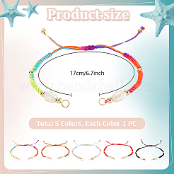 Braided Nylon Cord Bracelet Making&nbsp;AJEW-PH0012-22A