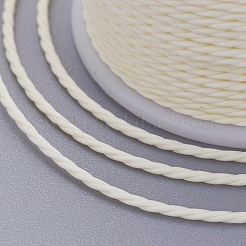 Round Waxed Polyester Cord&nbsp;YC-G006-01-1.0mm-16