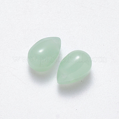 Imitation Jade Glass Charms&nbsp;GLAA-R211-03-F01