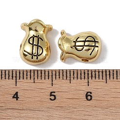 Rack Plating Brass Beads&nbsp;KK-E110-02G
