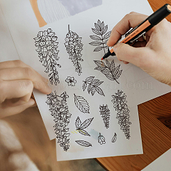 Custom Summer Theme PVC Plastic Clear Stamps&nbsp;DIY-WH0631-0242