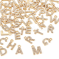 2 Sets Alloy Rhinestone Charms&nbsp;ENAM-TA0008-99LG