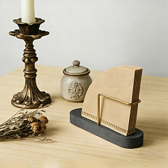 Marble & Iron Paper Towel Holder&nbsp;AJEW-WH0709-568B