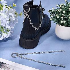 2Pcs Alloy Link Boot Strap Chains&nbsp;HJEW-SP0001-43