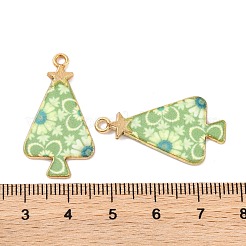 Christmas Theme Rack Plating Alloy Pendants&nbsp;FIND-M020-02G