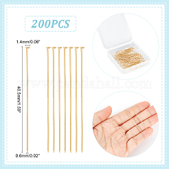 200Pcs 304 Stainless Steel Flat Head Pins&nbsp;STAS-UN0047-85