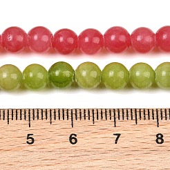 Natural White Jade Beads Strands&nbsp;G-G756-M-6mm
