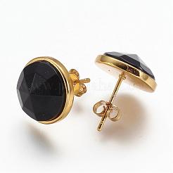 Natural & Synthetic Mixed Stone Ear Studs&nbsp;EJEW-G197-B