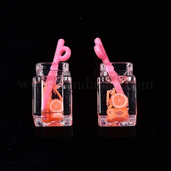 Imitation Drink Resin Pendants&nbsp;CRES-S359-32I