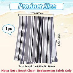 Stripe Chair Cloth Canvas&nbsp;AJEW-XCP0003-60