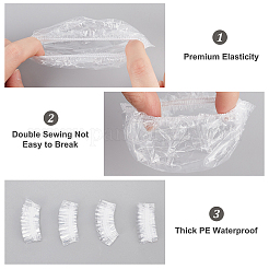 Disposable Plastic Ear Cover&nbsp;LS-AJEW-WH0042-97