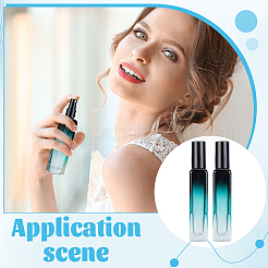 14Pcs Rectangle Gradient Glass Spray Bottle&nbsp;AJEW-GO0005-86
