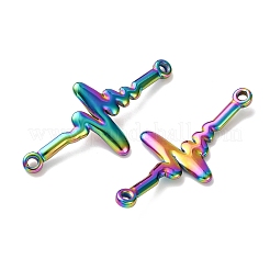 304 Stainless Steel Connector Charms&nbsp;STAS-Q362-07B-M