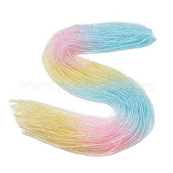 Transparent Gradient Color Glass Beads Strands&nbsp;GLAA-G101-2mm-16