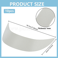 Plastic Hat Brim Board for Peaked Cap&nbsp;AJEW-WH0542-038