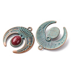 Alloy with Synthetic Turquoise Pendants&nbsp;FIND-B055-01K