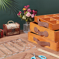 Transparent Acrylic Templates&nbsp;DIY-WH0580-20