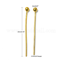 Brass Ball Head Pins&nbsp;LS-X-KK-R020-04G