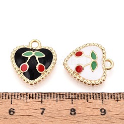 Alloy Enamel Pendants&nbsp;PALLOY-T092-33G