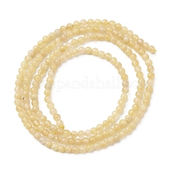Natural Topaz Jade Beads Strands&nbsp;G-Z116-A11-2mm