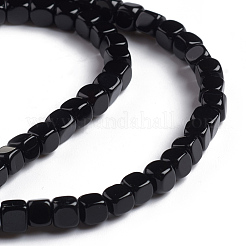 Natural Black Onyx Beads Strands&nbsp;G-L553-05B