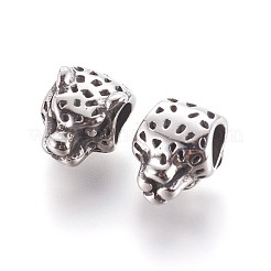 304 Stainless Steel European Beads&nbsp;STAS-P237-43AS