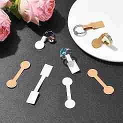 500Pcs 4 Styles Folding Blank Paper Jewelry Price Tags&nbsp;CDIS-FS0001-33