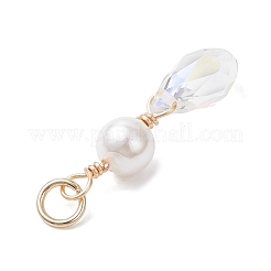 Shell Pearl & Glass Pendants&nbsp;PALLOY-JF04717