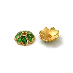 Alloy Enamel Beads Caps&nbsp;FIND-G074-02B