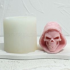 Halloween Skull DIY Food Grade Silicone Statue Candle Molds&nbsp;PW-WG77644-01