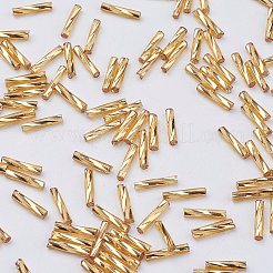 Glass Twisted Bugle Beads&nbsp;SEED-E002-6mm-822#