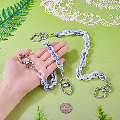 2Pcs Acrylic Link Bag Extender Chains&nbsp;HJEW-TAC0143