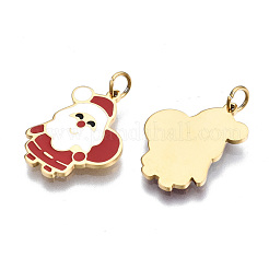 316 Surgical Stainless Steel Enamel Pendants&nbsp;STAS-S116-385G