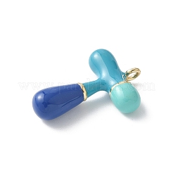 Brass Enamel Pendants&nbsp;KK-E093-03G-T-01
