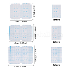 18Pcs 3 Style Plastic Self Adhesive Book Wrap&nbsp;AJEW-BC0003-08