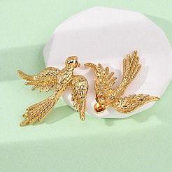 304 Stainless Steel Phenix Stud Earrings&nbsp;EJEW-L304-09G