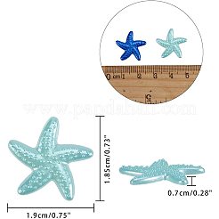 Resin Imitation Pearl Cabochons&nbsp;RESI-NB0001-09