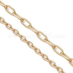304 Stainless Steel Paperclip  Chain Cable Chain Slider Necklace Making&nbsp;AJEW-JB01526