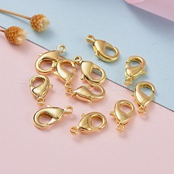 Brass Lobster Claw Clasps&nbsp;KK-902-G01-NF