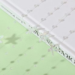 Iridescent Acrylic Starfish Beaded Trim&nbsp;DIY-WH0671-519