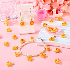 42Pcs 14 Styles Simulated Bread Resin Pendants&nbsp;FIND-TA0008-49