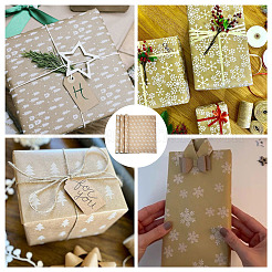 3 Rolls 3 Styles Christmas Gift Wrapping Paper&nbsp;DIY-TA0014-74