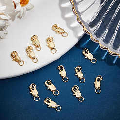 20Pcs Brass Lobster Claw Clasps&nbsp;KK-BBC0015-01A-G