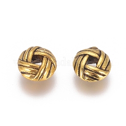 Zinc Alloy Spacer Beads&nbsp;PALLOY-ZN25847-AG-FF