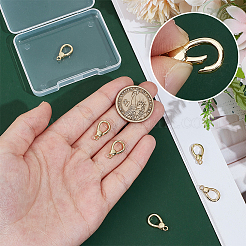 6Pcs Brass Spring Gate Rings&nbsp;KK-PH0012-70